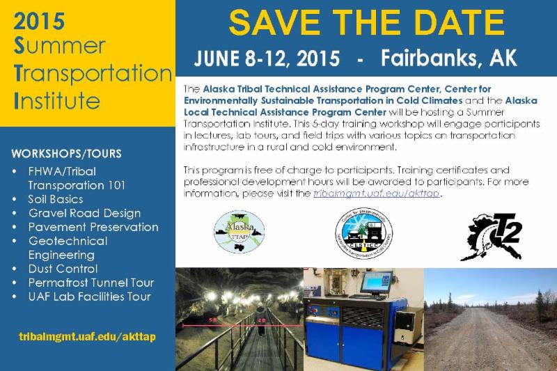 Alaska TTAP Summer Transportation Institute
