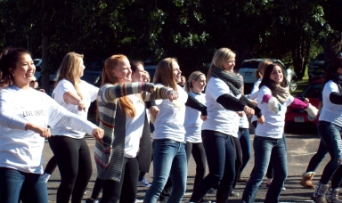Flash mob photo