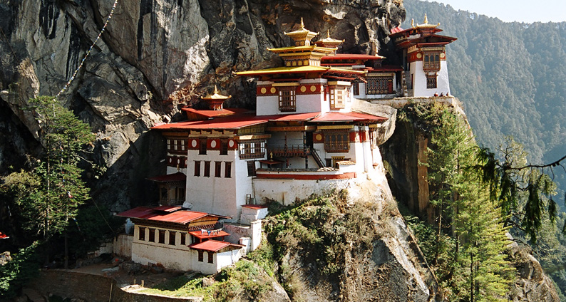 Photo of monastery in Bhutan