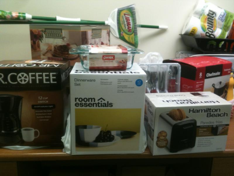 Donations from Banana Republic and Paychex