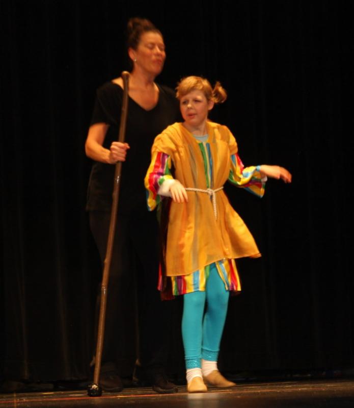 Arts recital on stage