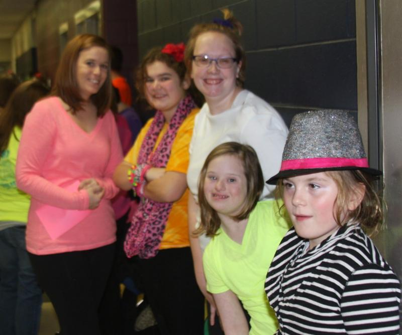 Performing Arts Recital Hanging out