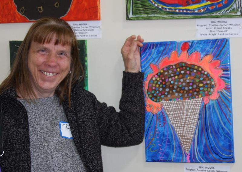 SRA art show artist