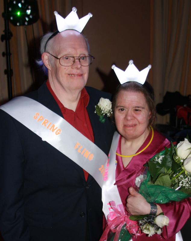 Spring fling king and queen
