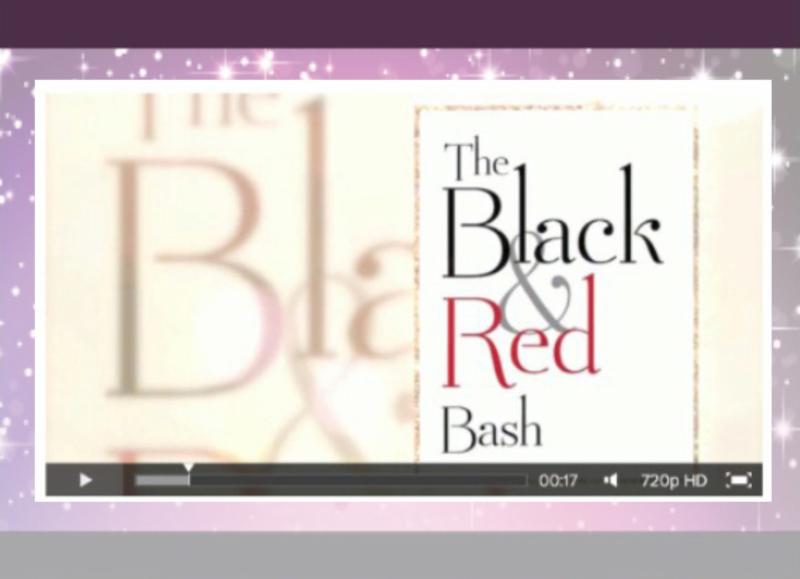 The Black & Red Bash video invitation