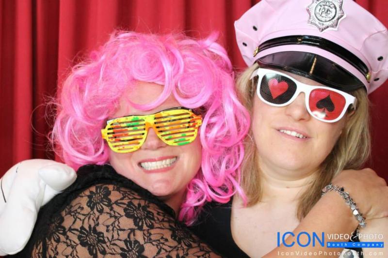 Photo booth fun at spring fling
