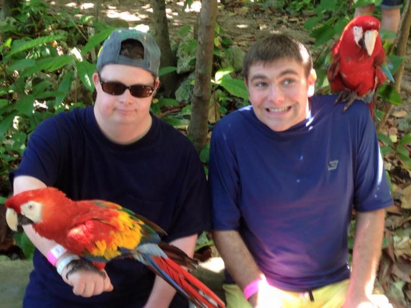 participants on trip to Jamaica