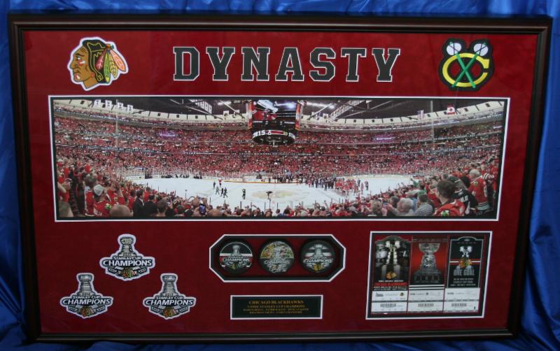 Blackhawks framed item