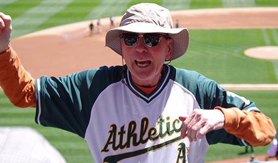 Mick Chantler at baseball game