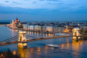 Budapest on the banks of the Danube