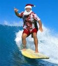 Surfing Santa