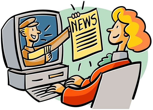Clipart Woman Computer