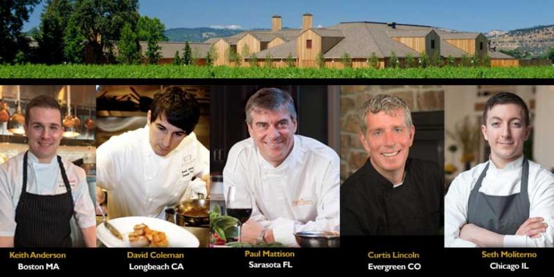 Chef Paul Mattison of Mattison's in Sarasota, Florida Selected to Represent the Southeast in the Cakebread Harvest Workshop in Napa Valley California from September 12-16, 2015.