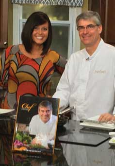 Chef Paul Mattison cooks live on CBS_s Studio 10 Tampa Bay Sarasota