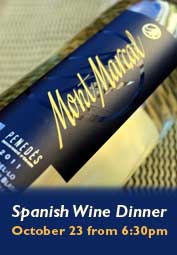 Spanish Wine Dinner at Mattison's Forty-One in Sarasota Florida just across the Siesta Key Bridge