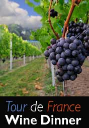 Tour de France Wine Pairing Dinner at Mattison's Forty-One dinner  benefitting Any Given Child in Sarasota, Florida