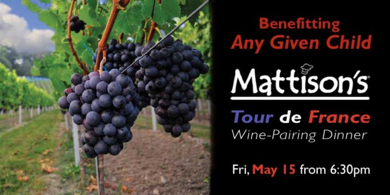 Tour de France Wine Pairiing Dinner at Mattison's Forty-One benefitting Any Given Child in Sarasota, Florida