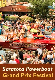 Sarasota Powerbaot Grand Prix Festival in Sarasota Florida partly sponsored by Mattison's 