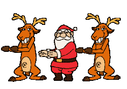Santa reindeer