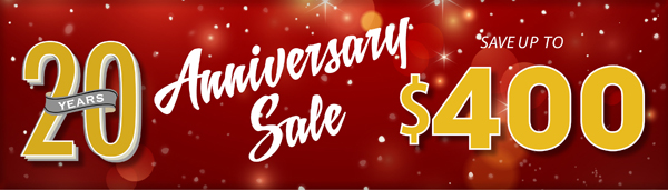 20th anniversary sale