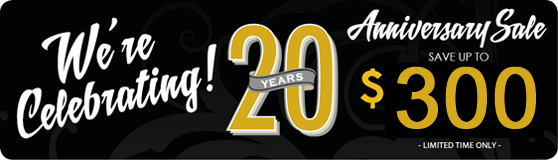 20th anniversary sale