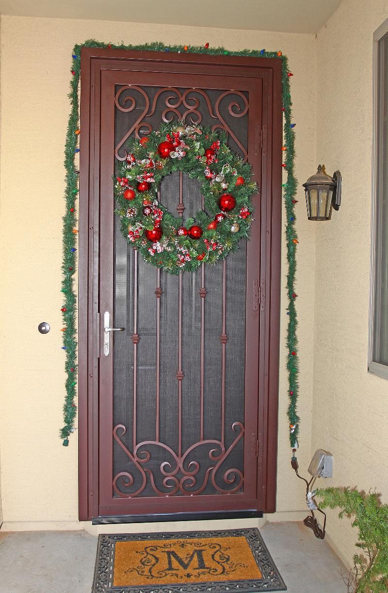 Holiday Security Screen Door