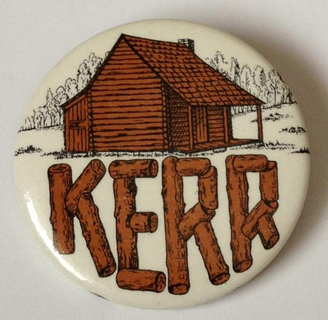 Kerr campaign button