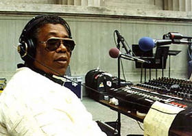 Bob Parlocha at the mic