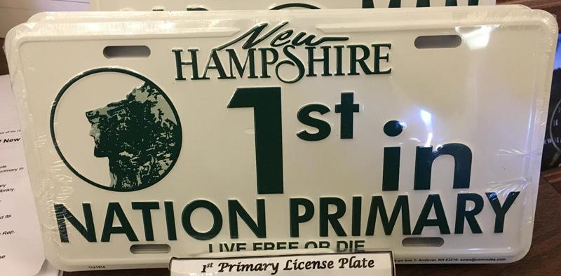 New Hampshire license plate