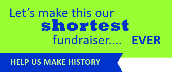 Our shortest fundraiser ever