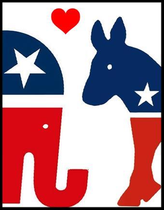 elephant and donkey