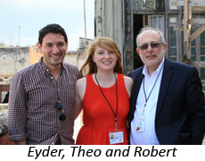 Eyder, Theo and Robert in Cuba