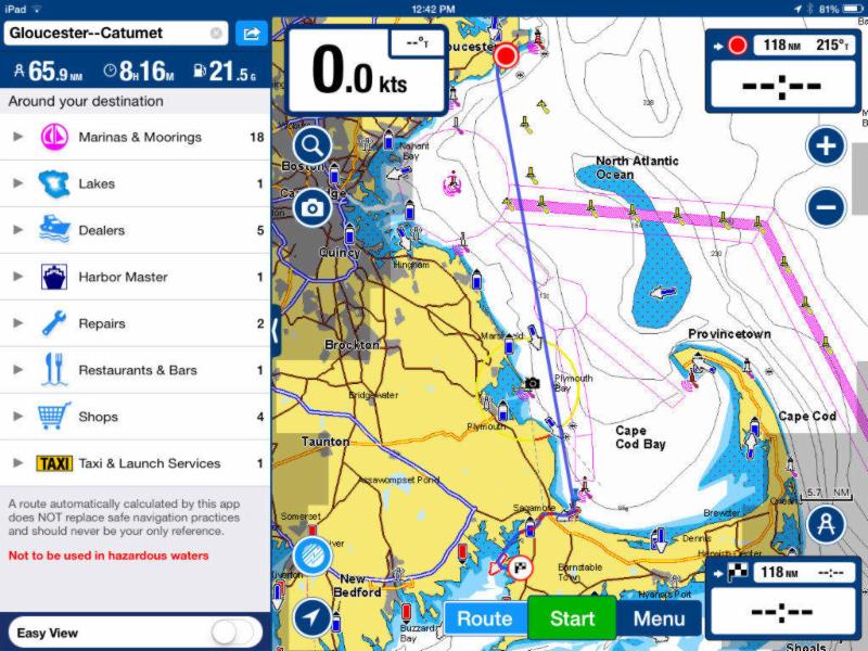 Navionics Dock to Dock