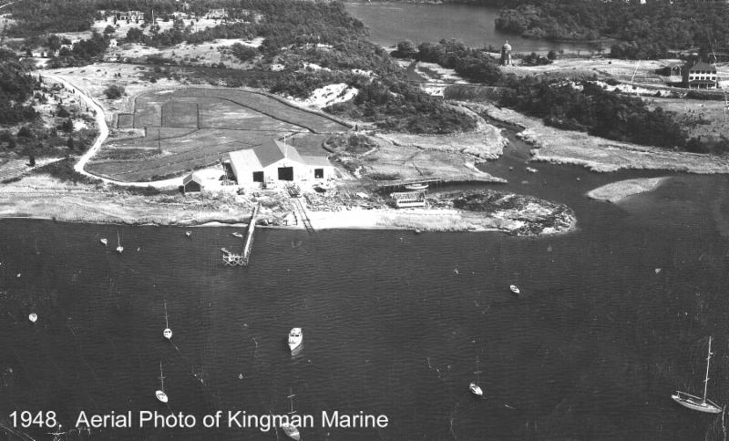 1948 Aerial of Kingman Marine
