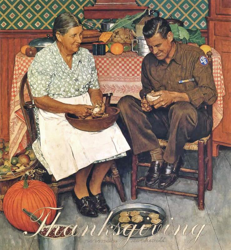 Norman Rockwell Thanksgiving