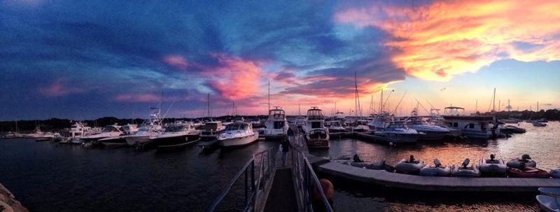 Front Docks Sunset 8-13