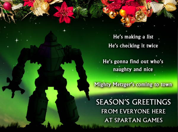 Season's Greetings from Spartan Games