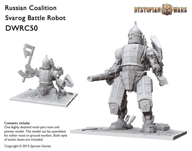 Russian Coalition Svarog Battle Robot