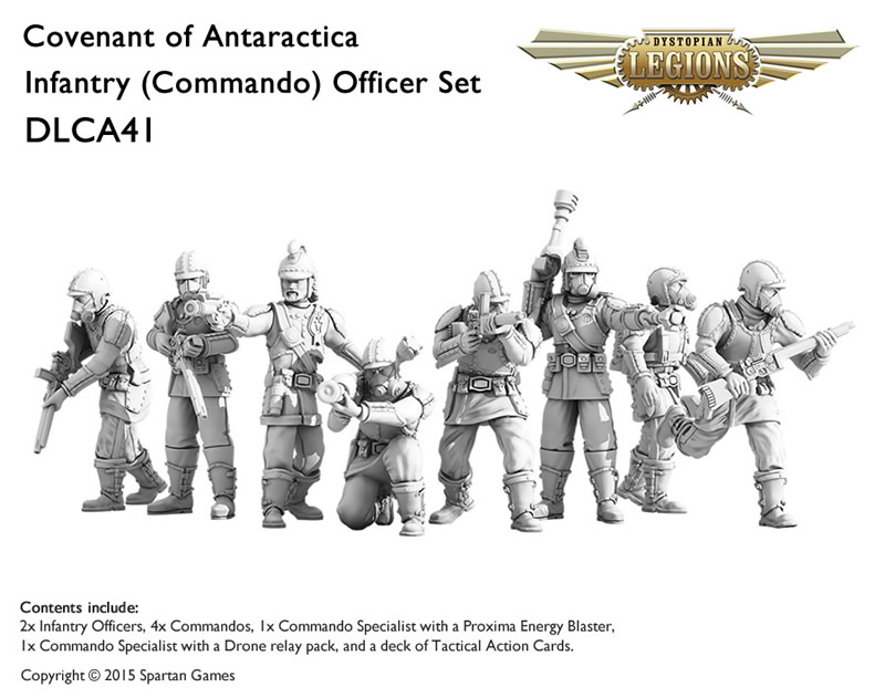  Covenant of Antarctica Commando Officer Set