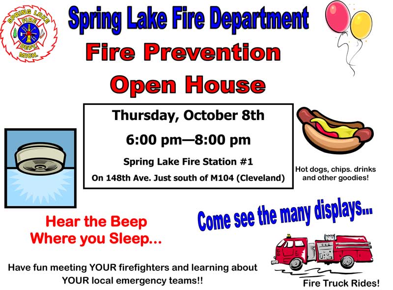 Open House 10/8, 6pm