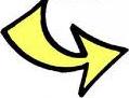 Arrow - yellow (flipped)