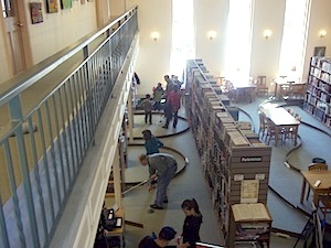 upper view of library golf course