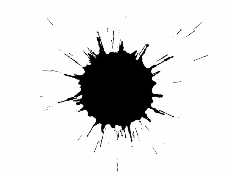 Ink splat