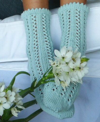 Rainy Day Socks by Yuliya Sullivan