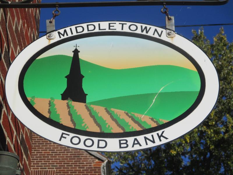 Middletown Food Bank Sign