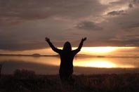 worship sunset