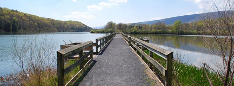 Aitch fishing pier at Raystown Lake