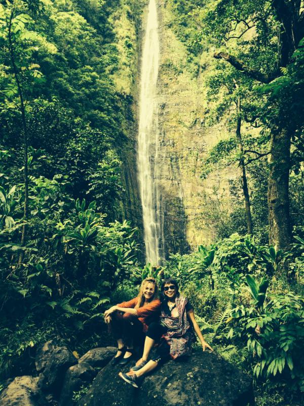 bamboo waterfall Maui