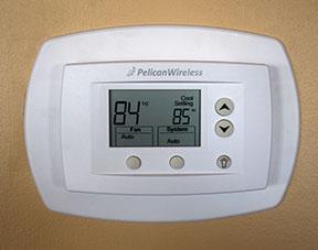 Pelican Mesh-network Thermostat at Raley Field