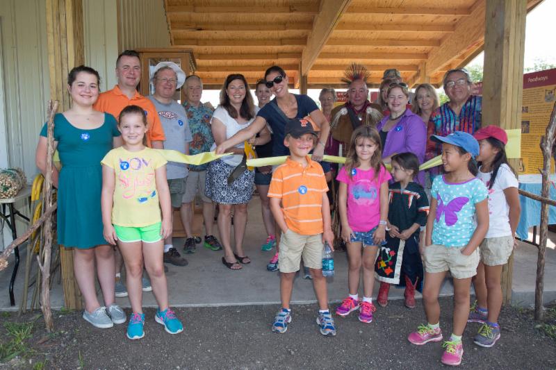 1700 Ioway Farm ribbon cutting